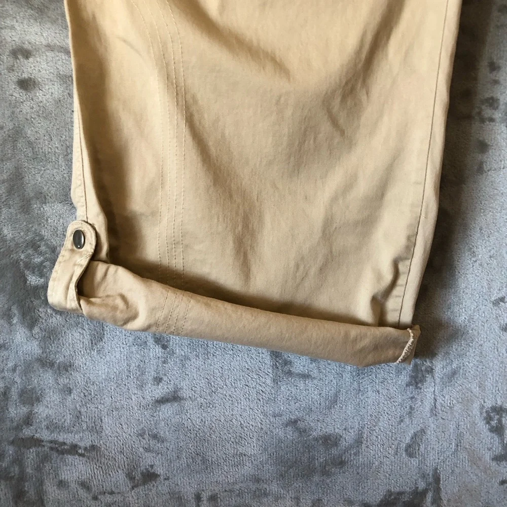 Avenue Beige Stretch Capri Pants Size 26 Plus Workwear
